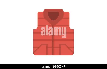 Safety vest icon simple style vector image Stock Vector