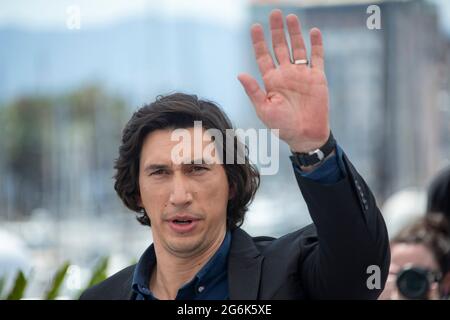 Cannes, France. 06th July, 2021. Adam Driver attends the 'Annette' photocall during the 74th annual Cannes Film Festival on July 06, 2021 in Cannes, France. (Photo by imageSPACE/Sipa USA) Credit: Sipa USA/Alamy Live News Stock Photo