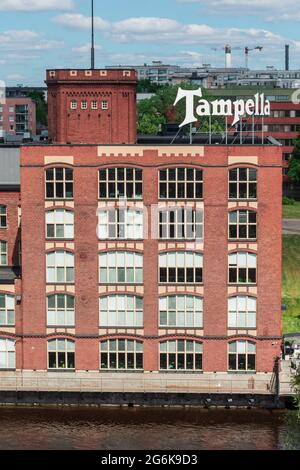 Old Tampella factory building in Tampere Finland Stock Photo
