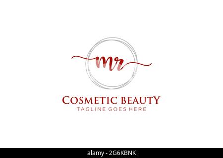 GM Feminine logo beauty monogram and elegant logo design, handwriting logo  of initial signature, wedding, fashion, floral and botanical with creative  Stock Vector Image & Art - Alamy