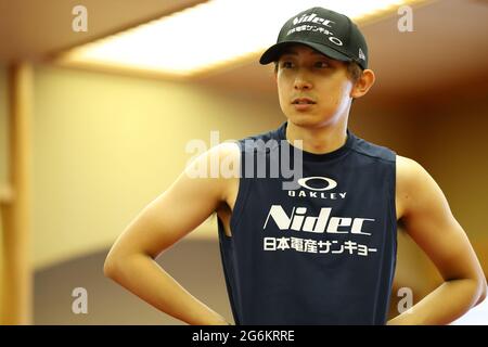 Abashiri, Hokkaido, Japan. 7th July, 2021. Masaya Yamada (JPN) Speed Skating : Japan national team training camp in Abashiri, Hokkaido, Japan . Credit: Yohei Osada/AFLO SPORT/Alamy Live News Stock Photo