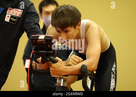 Abashiri, Hokkaido, Japan. 7th July, 2021. Shane Williamson (JPN) Speed Skating : Japan national team training camp in Abashiri, Hokkaido, Japan . Credit: Yohei Osada/AFLO SPORT/Alamy Live News Stock Photo