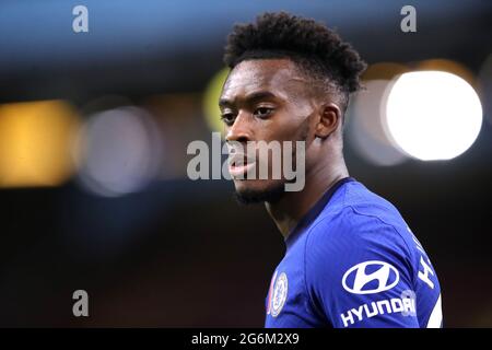 File photo dated 31/10/2010 of Premier League star Callum Hudson-Odoi who has avoided a driving ban after explaining he was running late for training when he was caught going at 90mph in a 50mph zone. The Chelsea winger, 20, at Lavender Hill Magistrates' Court on Wednesday admitted speeding in his black Mercedes on August 6 last year on the A3 in south-west London. Issue date: Wednesday July 7, 2021. Stock Photo