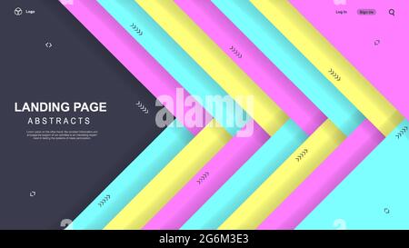 Covers with minimal designs. Cool geometric background for your design. Applicable for banners, posters, posters, flyers, etc. Stock Vector