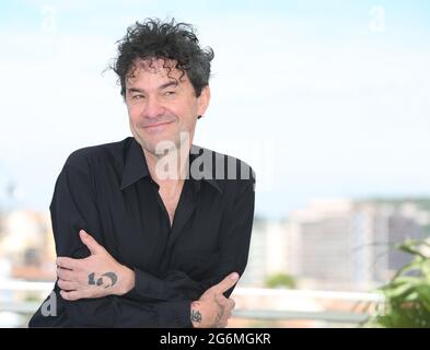 July 7, 2021, Cannes, Provence Alpes Cote d'Azur, France: MARK COUSINS during 'The Story of a Film' photocall as part of the 74th annual Cannes Film Festival in Cannes, France. (Credit Image: © Mickael Chavet via ZUMA Wire)