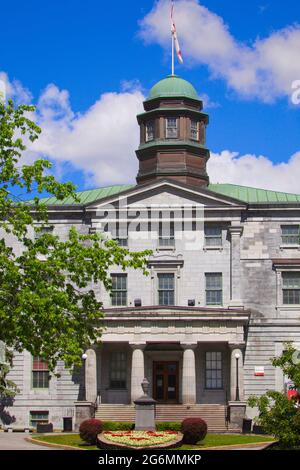 Canada, Quebec, Montreal,  McGill University, Arts Building Stock Photo