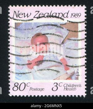 NEW ZEALAND - CIRCA 1989: stamp printed by New Zealand, shows Princess, circa 1989 Stock Photo