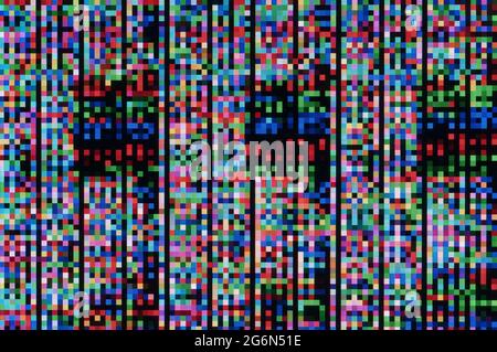 Abstract background, pixel patterns of a digital noise Stock Photo - Alamy