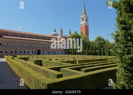 Venedig, San Giorgio Maggiore, Labirinto Borges // Venice, San Giorgio Maggiore, Labirinto Borges Stock Photo