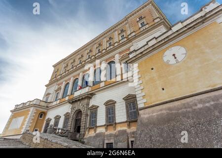 Farnese Palace, also named Villa Farnese, famous villa with wonderful garden located at Caprarola, Viterbo northern Lazio, Italy Stock Photo