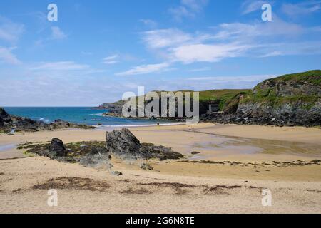 Porth Dafarch, Anglesey, North Wales, Stock Photo