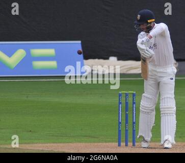 Birmingham, UK. 06th July, 2021. Men's Cricket - LV= County Championship Group One - Warwickshire Bears v Durham Credit: SPP Sport Press Photo. /Alamy Live News Stock Photo