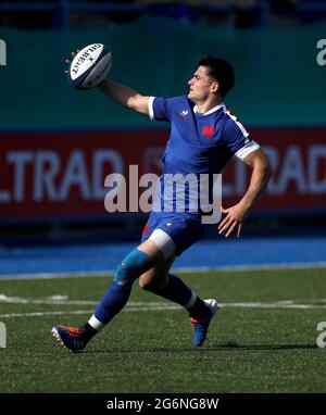 Nolann Le Garrec of France during the 2025 Six Nations Championship