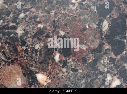 Red and black marble background texture natural stone pattern