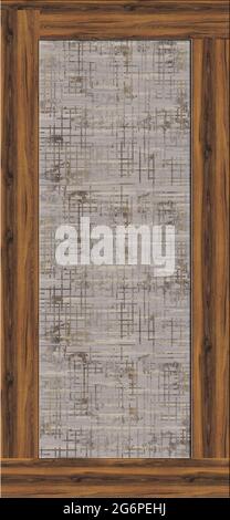 Printable wooden modern laminate door skin design and background wall paper Stock Photo