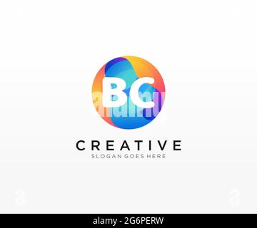 BC B C Pixel Letter Logo with Digital Shattered Black Squares. Creative ...
