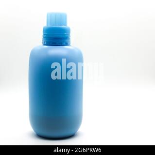 A picture of washing powder bottle isolated on white background Stock Photo