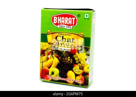 Utter pardesh , india - chaat masala , A picture of chaat masala in noida 28 feb 2021 Stock Photo