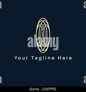 New modern business company vector logo design. Stock Vector