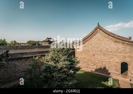 Pingyao Ancient Government Office in Old Pingyao town in Shanxi Province of China Stock Photo