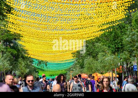 Montreal Gay Village, Canada Stock Photo