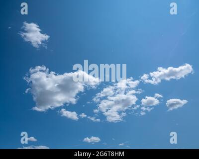 Clouds on a blue sky Stock Photo