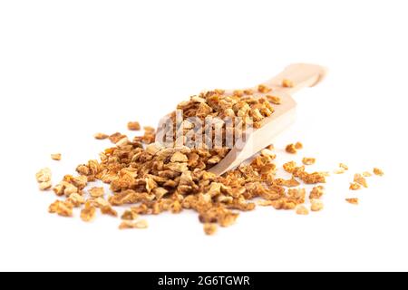 Dehydrated Lemon Peel Isolated on a White Background Stock Photo