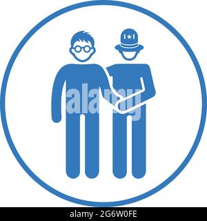 Handshake, relationship icon - Perfect use for designing and developing websites, printed files and presentations, Promotional Materials and many more Stock Vector