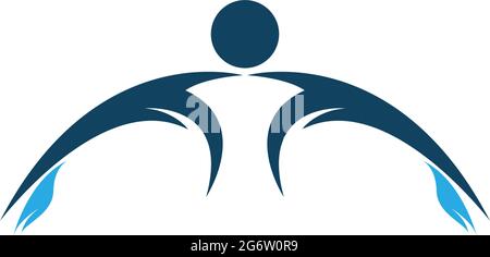Swim. Swimming icon  logo design concept illustration vector Stock Vector