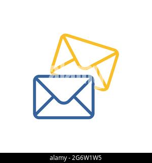 Mail outline icon. Workspace sign. Graph symbol for your web site design, logo, app, UI. Vector illustration, EPS10. Stock Vector