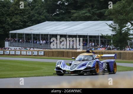 GOODWOOD Motor Circuit, 8th July 2021. Praga during the Festival of Speed, Chichester, United Kingdom on 8 July 2021 Stock Photo