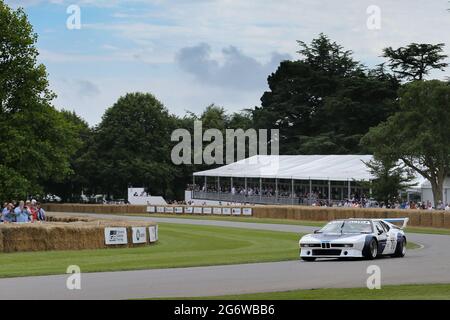 GOODWOOD Motor Circuit, 8th July 2021. BMW Italia during the Festival of Speed, Chichester, United Kingdom on 8 July 2021 Stock Photo