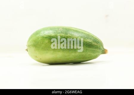 Pointed gourds isolated on white surface,fresh new pointed gourd stock image Stock Photo