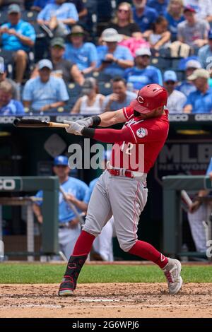 This is a 2022 photo of Tyler Naquin of the Cincinnati Reds baseball team  taken Friday, March 18, 2022, in Goodyear, Ariz. (AP Photo/Charlie Riedel  Stock Photo - Alamy