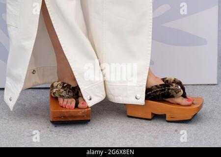 Cannes, France. 09th July, 2021. 74th Cannes Film Festival 2021, Photocall film : ‘H6' - Pictured: Ye Ye Credit: Independent Photo Agency/Alamy Live News Stock Photo