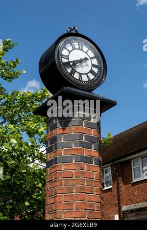 Queen Elizabeth II Diamond Jubilee Clock, Shenstone, Staffordshire, England, UK