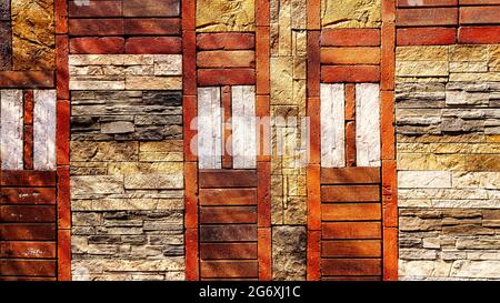 Wooden wall as an abstract background Stock Photo