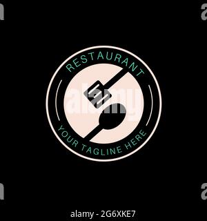 New restaurant food and meal logo and symbols. Stock Vector