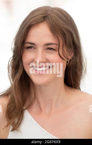 Cannes, France. May 19, 2021 Renate Reinsve attends the Verdens Verste