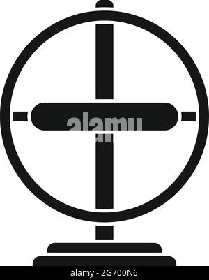 Gyro momentum icon simple vector. Accelerometer gyroscope Stock Vector ...