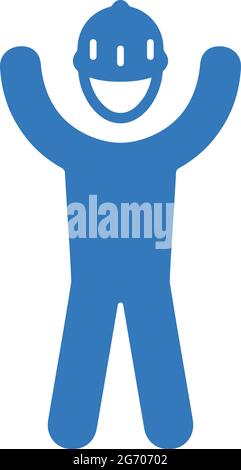 Builder, worker, engineering icon - Use for commercial purposes, print media, web or any type of design projects. Vector EPS file. Stock Vector