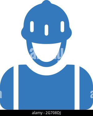 Serviceman, work icon - Simple editable vector EPS file. Stock Vector