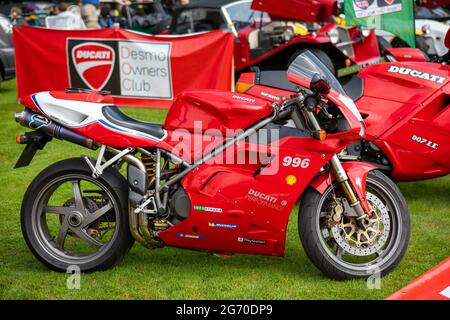 Ducati 996 Biposto Stock Photo