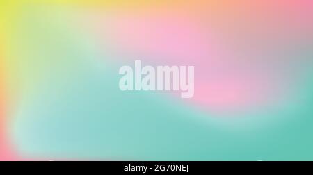 Abstract blurred green and yellow gradient background texture - Vector illustration Stock Vector