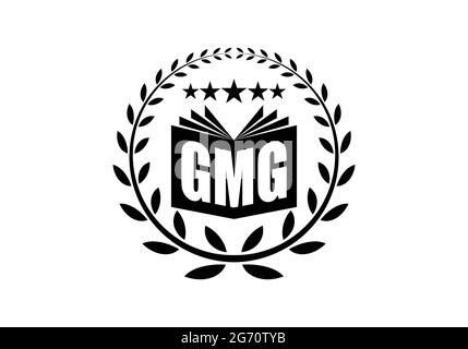 Initial Monogram Letter GMG Logo Design Vector Template GMG Letter Logo Design GMG Educational Logo Design for You Stock Vector