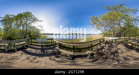 360 degree panoramic view of Trinity Broads, Norfolk