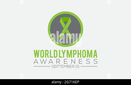 World Lymphoma Awareness day observed on september each year. Banner, poster, card, background design. raising awareness of lymphoma. Stock Vector