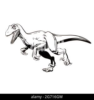 Tattooed Velociraptor Print  Etsy Canada