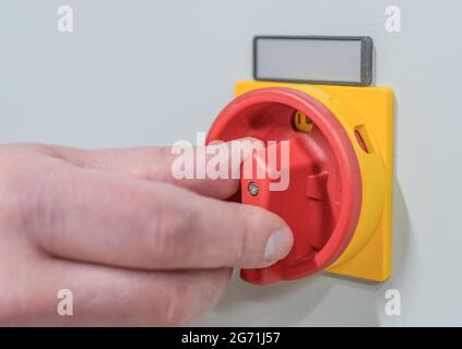 Closeup of the Red Turn Off Button on a Remote Control Under the Lights  Stock Image - Image of technology, multimedia: 188459009