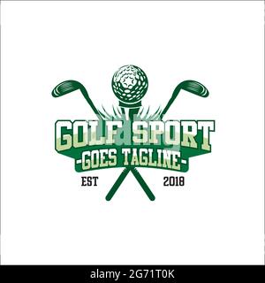 golf sport creative / logo design inspiration Stock Vector